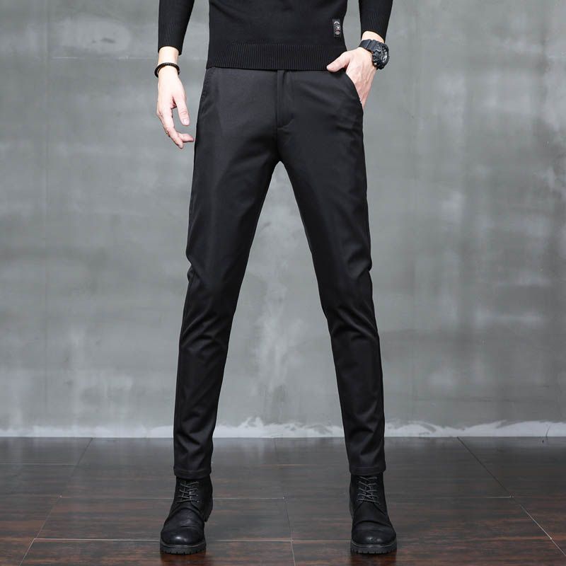 Men's Casual Pant Smart Dress Pant Suit Pants Blazer Royal Blue Black Khaki Breathable
