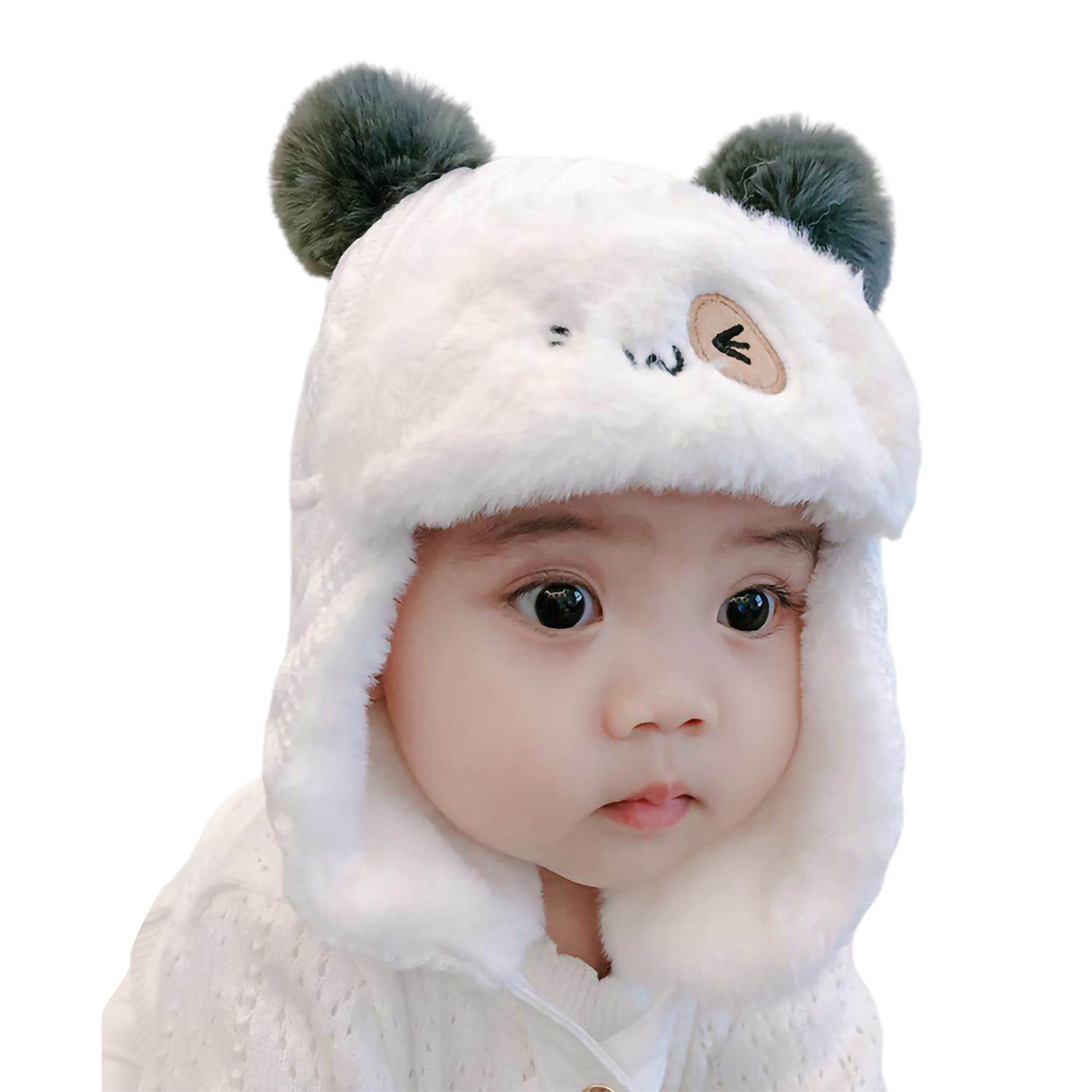 Kids Cap Cartoon Animal Coldproof Knitting Hat