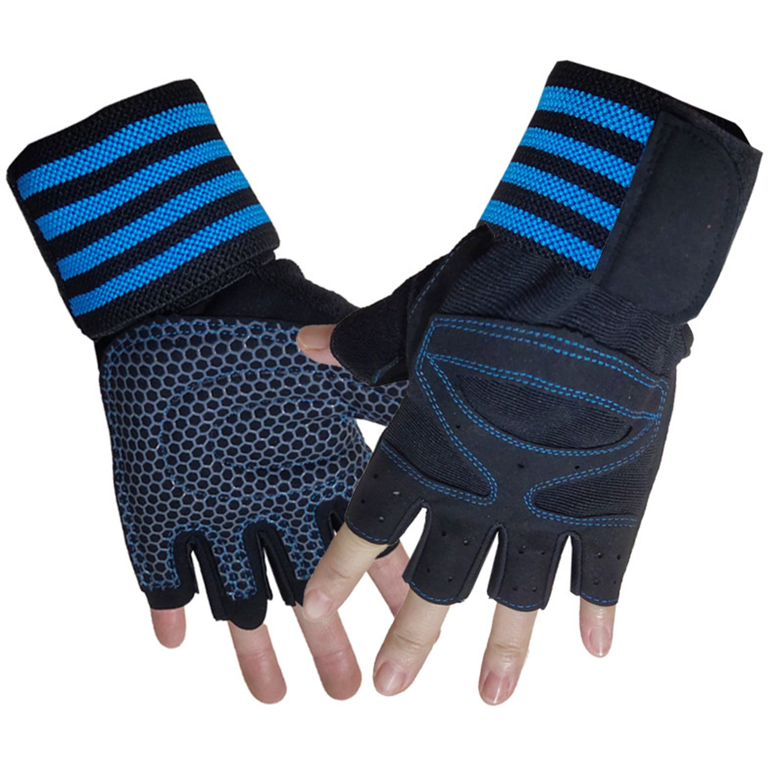 Fingerless Bike Glove Lightweight Wear Resistant Fingerless Bike Glove