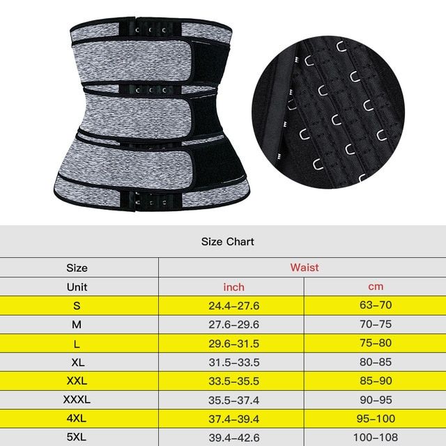 Waist Trainer Body Shaper Modeling Corset Sweat Belt Waist Trainer Thermo Slimming Belts For Women Women's Binders And Shapers