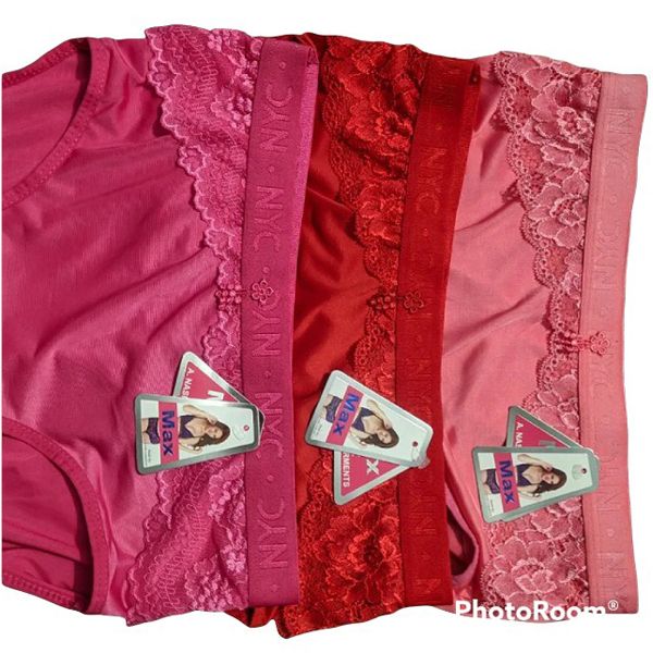 Stylish Linen and Satin Stretchable Pantie /Panty For Women- 1pcs