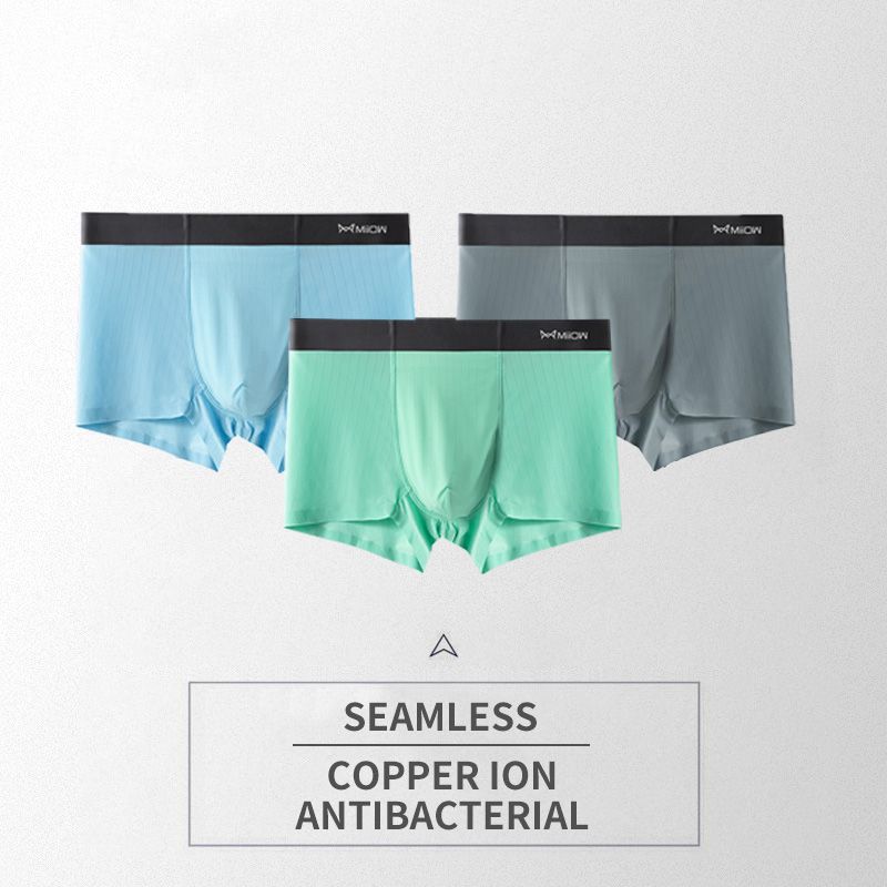 CMENIN MiiOW 3Pcs Ins Modal Men's Panties Bxoers Shorts Low Waist Innerwear Sexy Men Underwear Man Boxer Underpants For men M1151