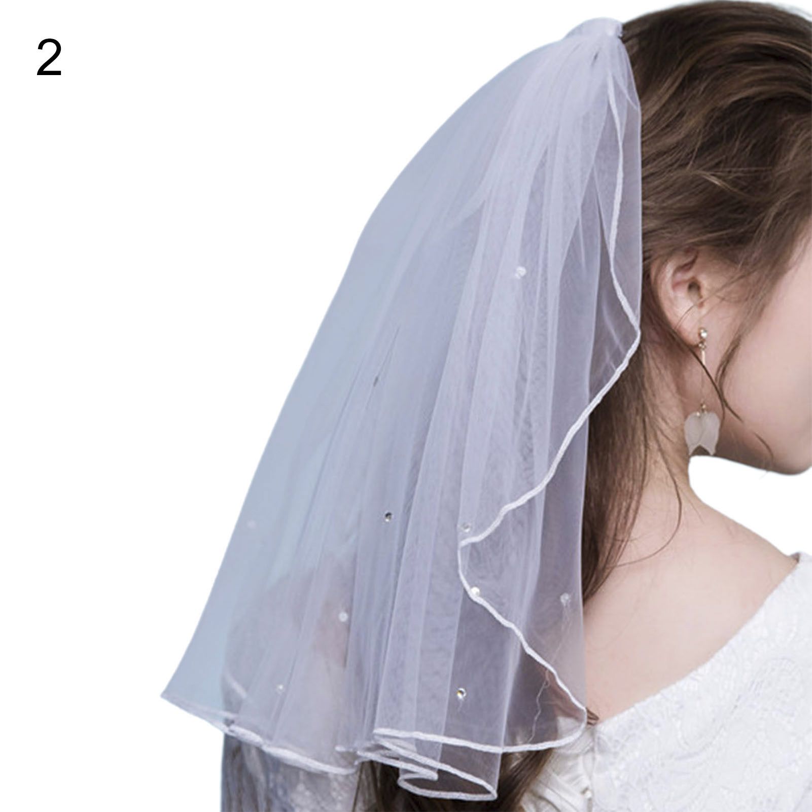 Bridal Headpiece Noble Cute Cathedral Wedding Veil