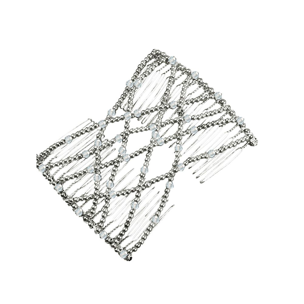 Magic Beading Stretching Hair Comb Clip Women Hairpin Headwear Styling Tool