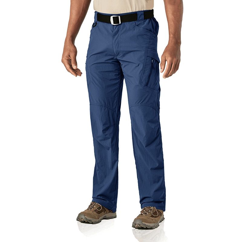 Summer Quick Dry Pants Men Stretch Military Tactical Pants Multi-Pocket Airsoft Trousers Lightweight Workout Hike Pants