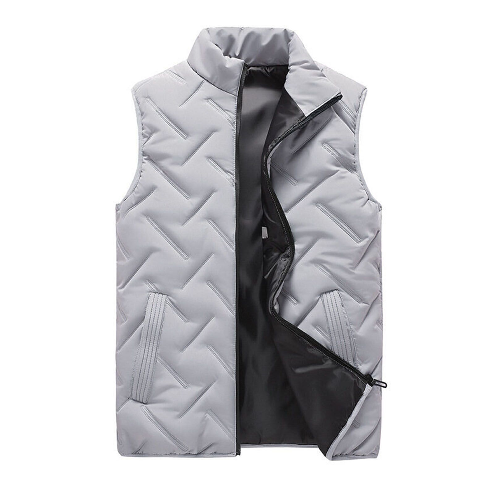Waistcoat Padded Soft Zip-up Winter Vest