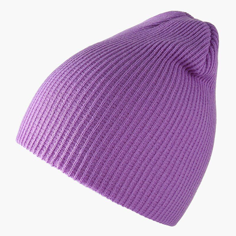 Fashion Winter Hat  Long Knitted Bonnet Outdoor UniBreathable Kids Casual Stretchy Hats Men Ski Solid Color Beanie