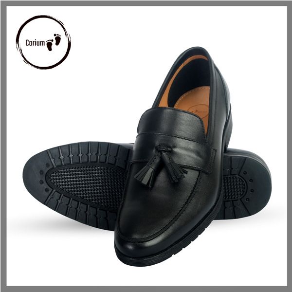 Corium Leather Penny Loafer Tassel Shoe