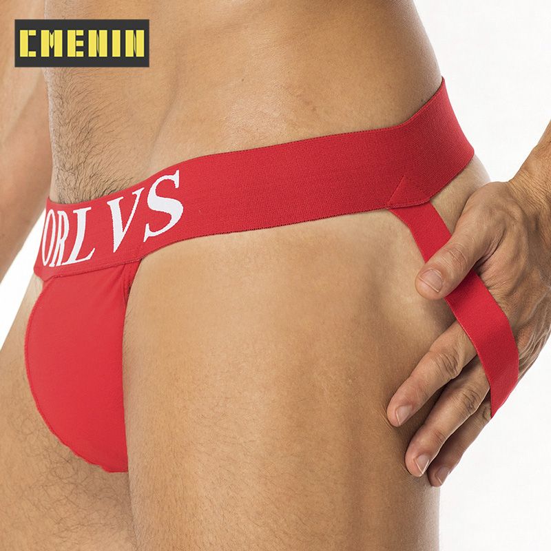 CMENIN Soft ORLVS (1 Pieces) Print Spandex  Men Underwear thongs Mens Jockstrap  thongs And G strings CMENIN Soft  LOGO Innerwear OR131