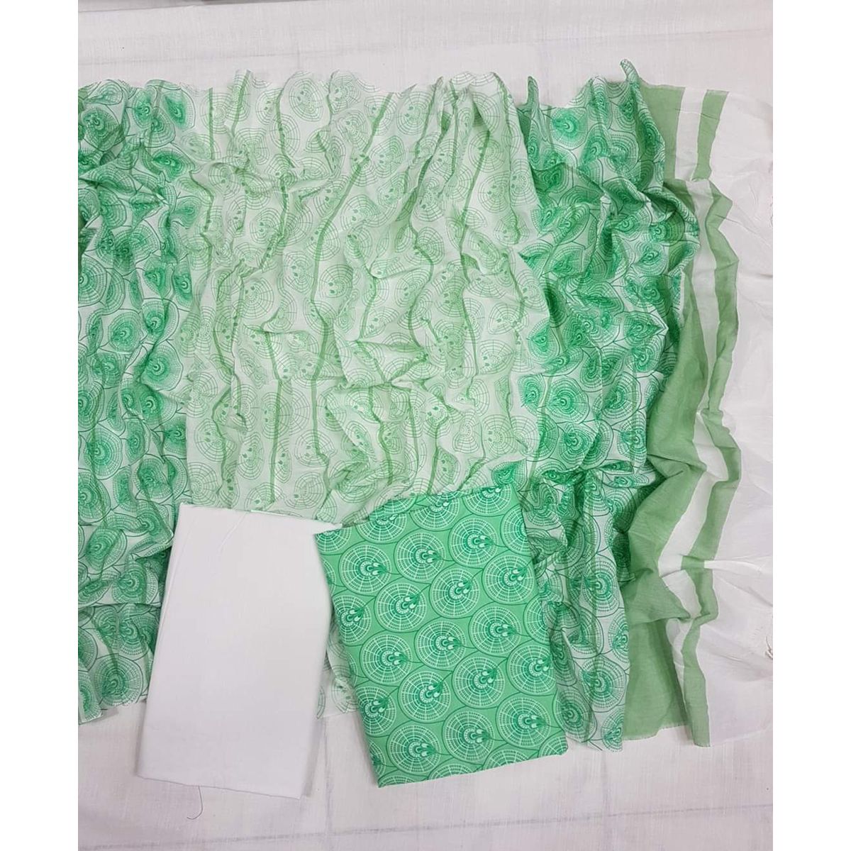 Slab tater Skin print Cotton Three Piece [3 Piece] For Women