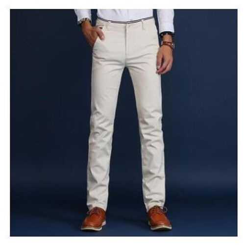 Pants Men Pantalon Homme New Design Casual Men Pants Cotton Slim Pant Straight Trousers Fashion Business 28-40
