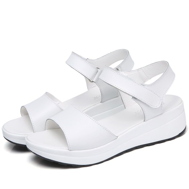 Women sandals shoes Platform ladies white Sneakers Sandals shoe summer open toe High Heel footwear