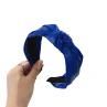Fashion Women Solid Color Bow Knotted Headband Faux Leather Hair Hoop Headdress