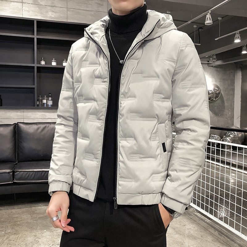 Winter coat men Winter Men Parka Big Pockets Casual Jacket Hooded Solid mens clothing hooded Outwear Coat Size 5XL