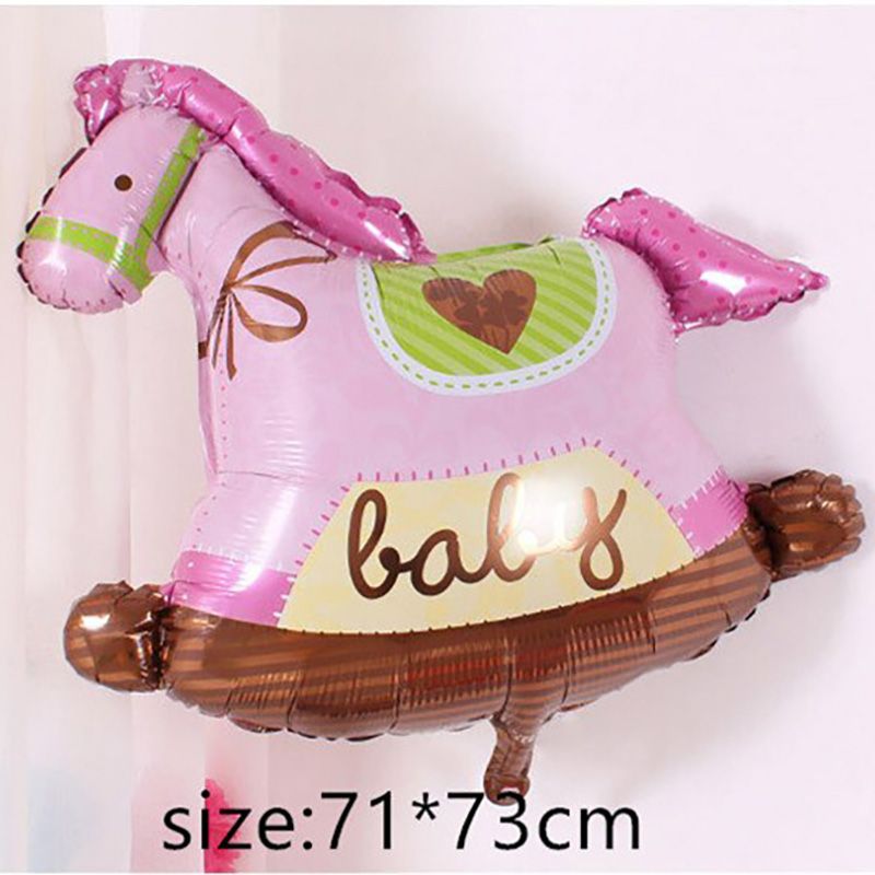 foil balloons Baby Boy Birthday Cake air Balloons girl Birthday inflatable Party Decorations Kids cartoon hat