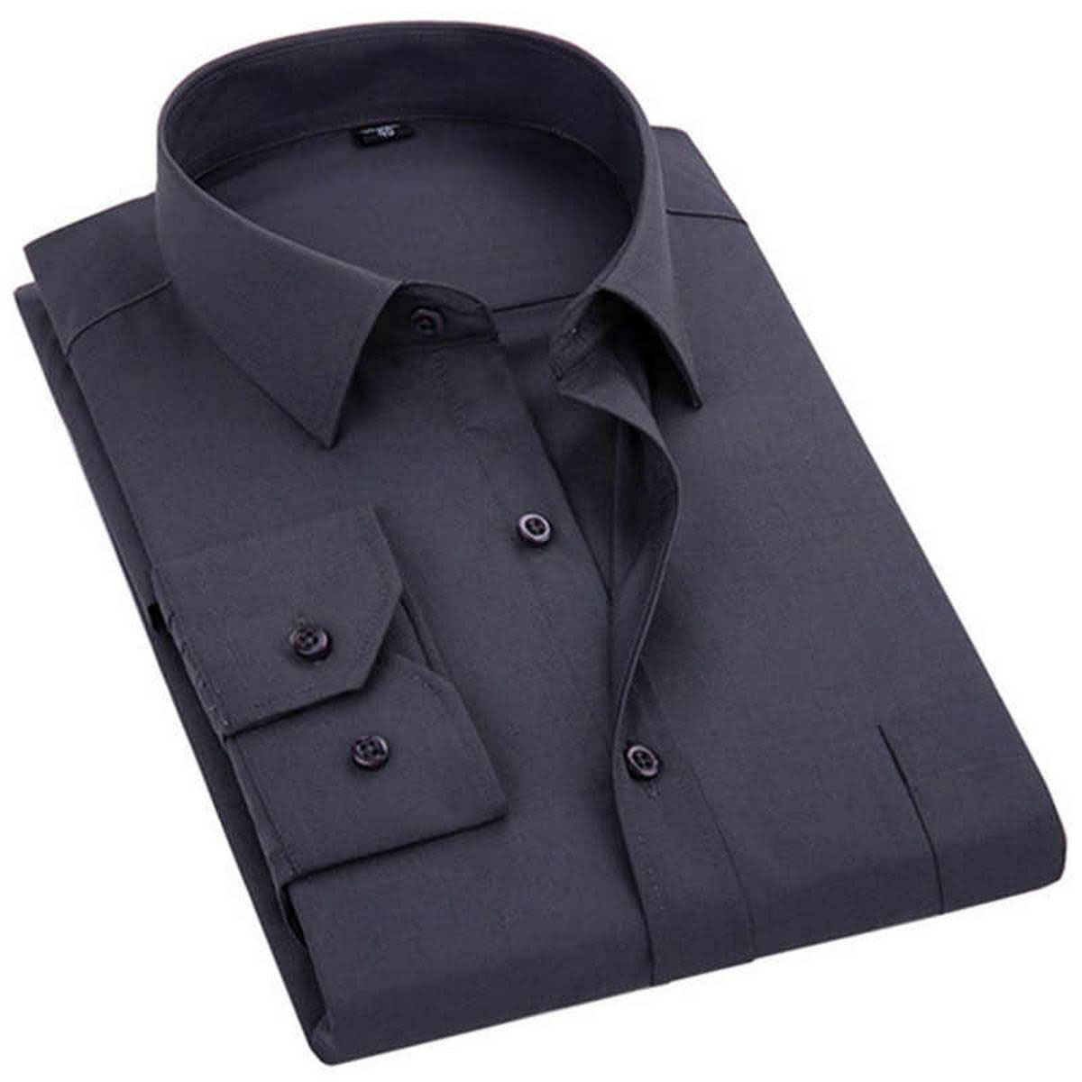 Men's White Cotton Formal Shirt