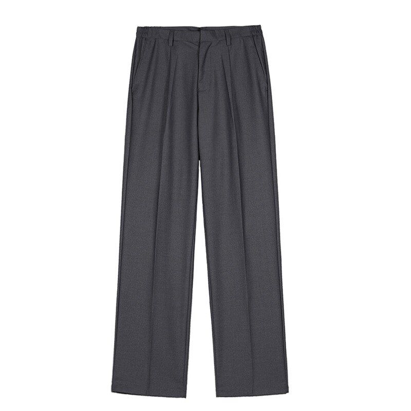 IEFB Menswear Korean Style Fashion Trousers Men's Spring 2022 New Loose Straight Wide Leg Long Solid Color Suit Pants Male Tide