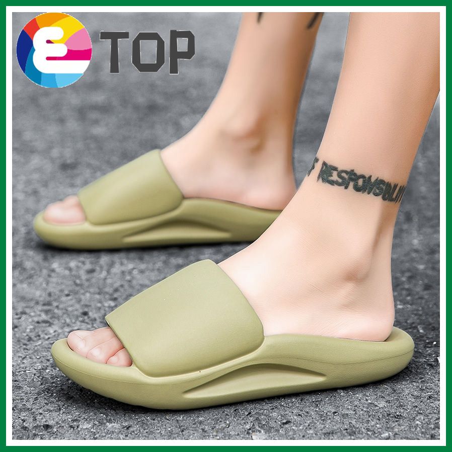 Super Soft Home Slippers Anti-slip Wear-resistant Thick Sole Slippers for Bathroom Shower Women Men Good Resilience