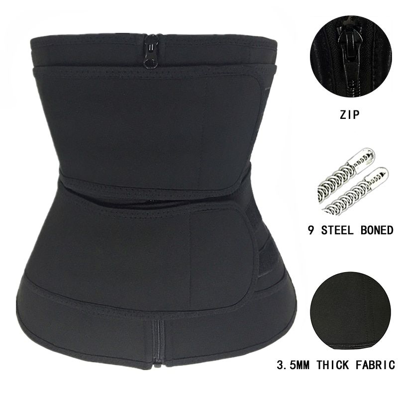 YAGILogo Print Waist Trainer Customize Corset Shapewear Fajas Body Shaper Slimming Tummy Control Workout Lose Weight Girdles
