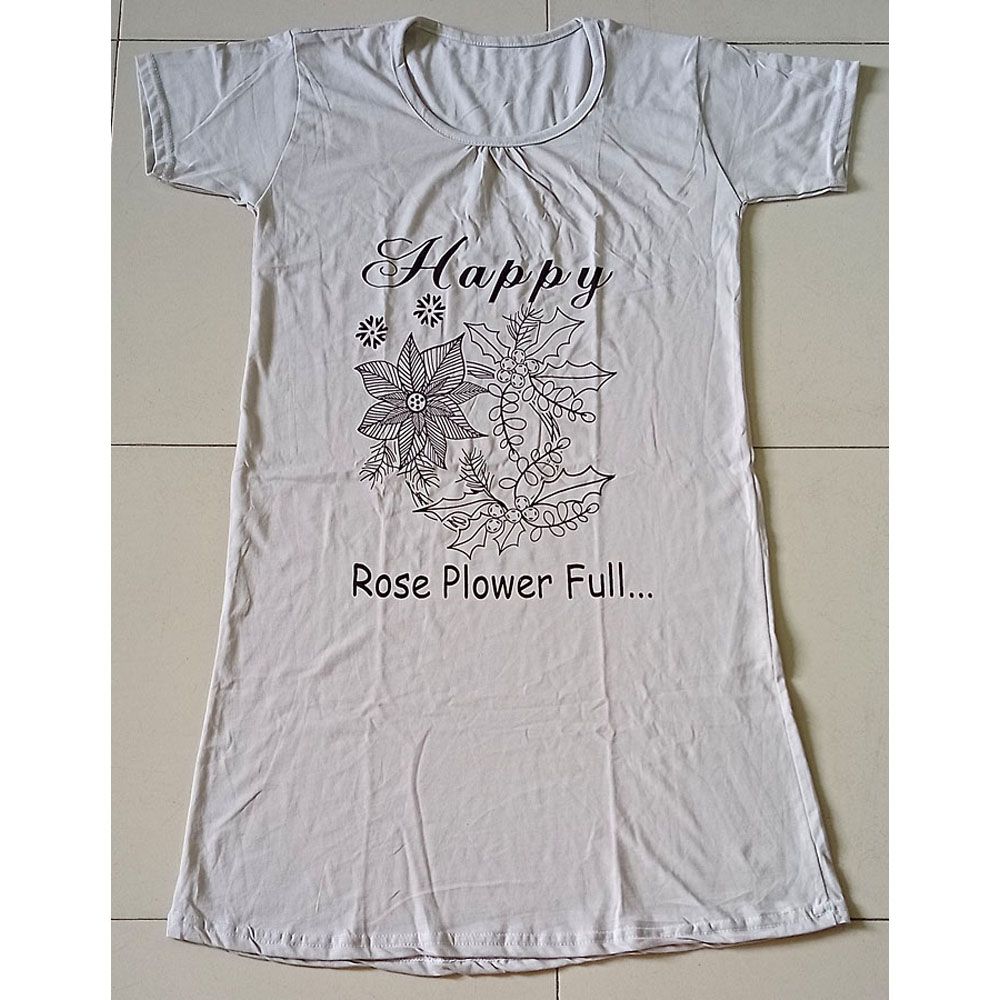 Short Sleep Ladies Long T-Shirt for Women’s