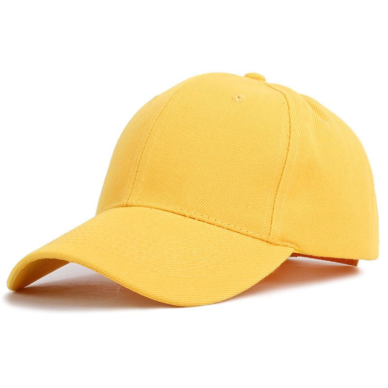 Plain Solid Color Baseball Caps 22 Multicolor Men Women Visor Hat Nylon Fastener Tape Casual Sports Hats