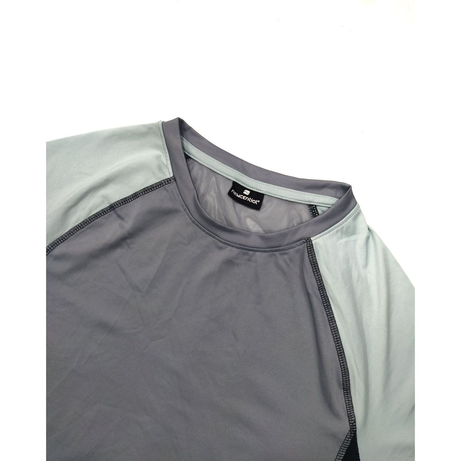Newcential  Men's Functional Running Shirt (Grey)