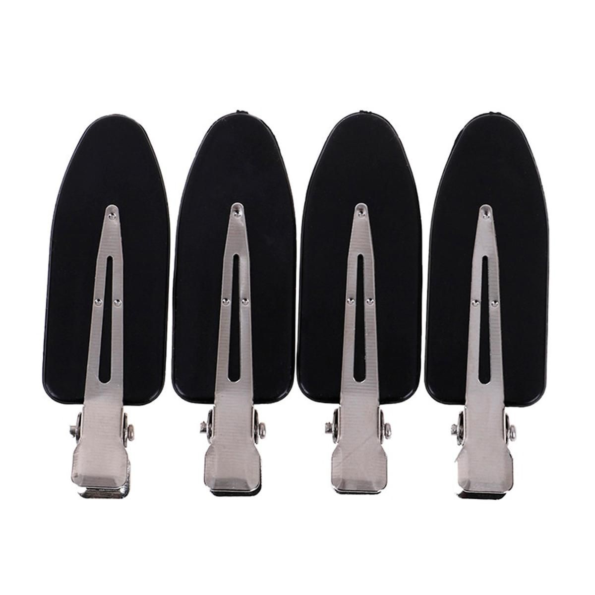 4 Pcs/lot Seamless No Bend Hair Clips Barrettes, No Mark Pin Curl Clip, Makeup No Crease Hair Clip, Hair Styling Bang Clips