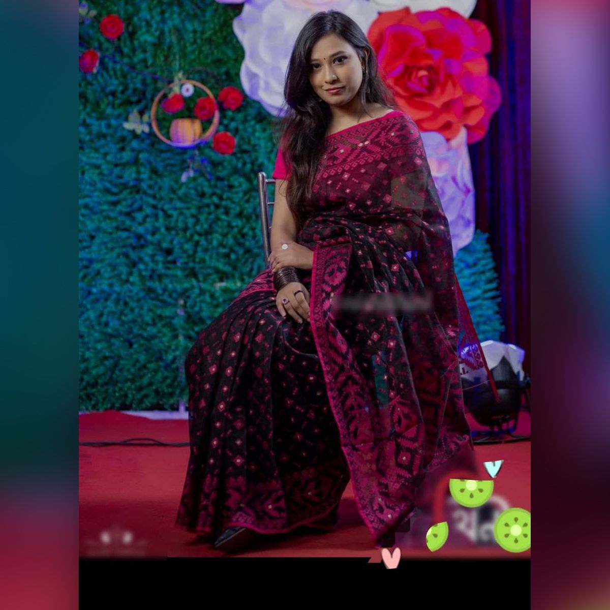tangail half silk jamdani Saree for Women By Jamdani Gallery