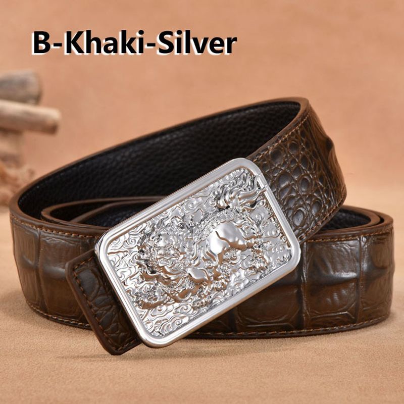 DESTINY Designer Belts Luxury Famous Brand Leather Strap Wide Belt Silver Ceinture Homme Cinto Masculino