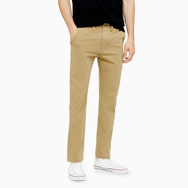 Summer New Gabardine Casual Pants Men Breathable Cotton Slim Fit Chinos Fashion Trousers Male Brand Stretch Clothing Pant Size 30-40