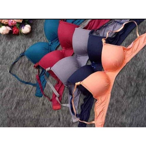 Soft comfortable multicolor net foam bra women's & Girls