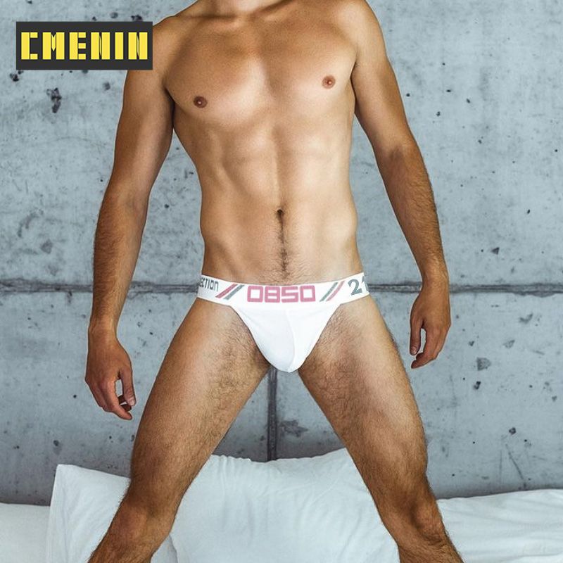 CMENIN 1pcs BS (1 Pieces) Solid Comfortable Underwear Men Jockstrap  Briefs Mens Underpants New BS3106
