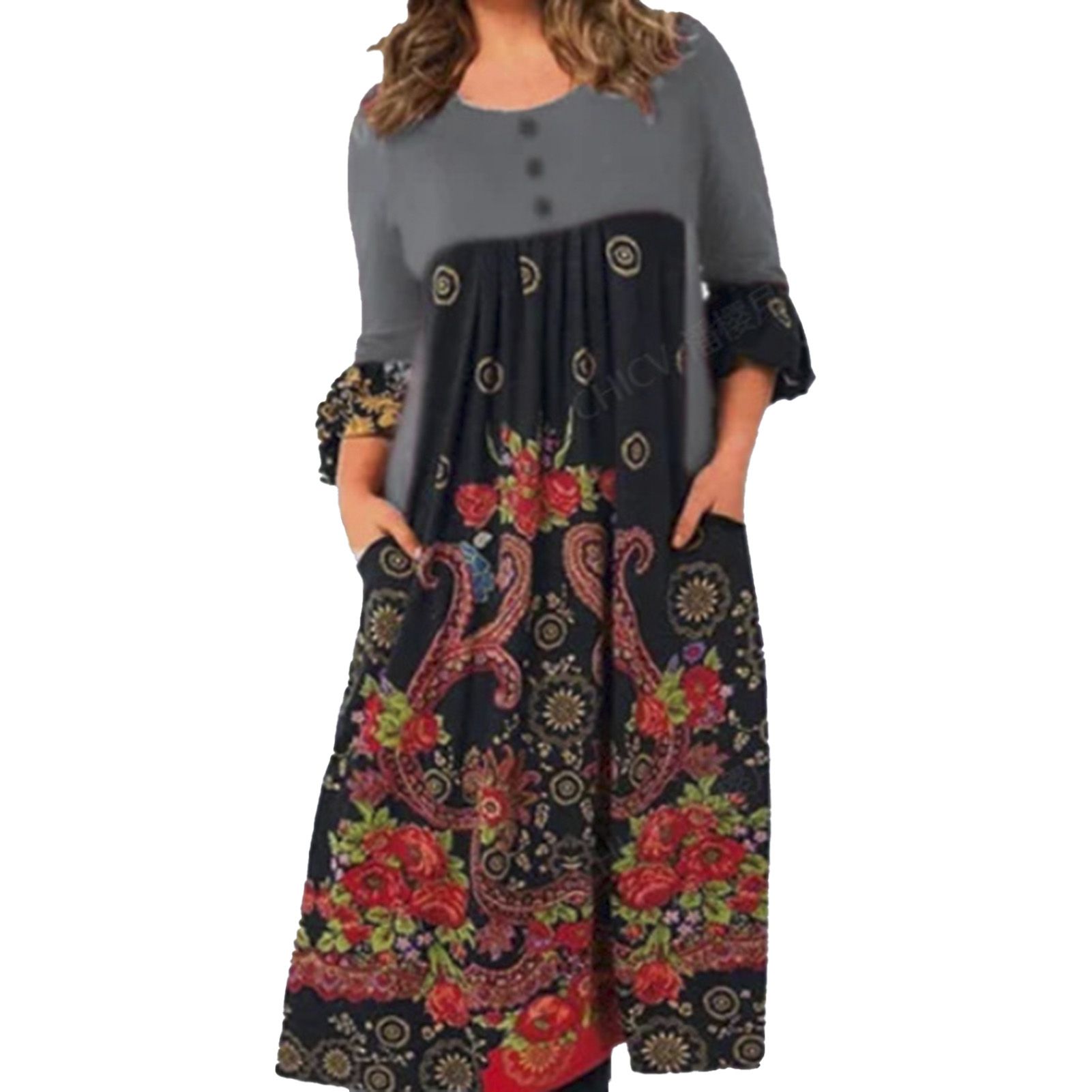 Women Dress Long Casual Lady Dress