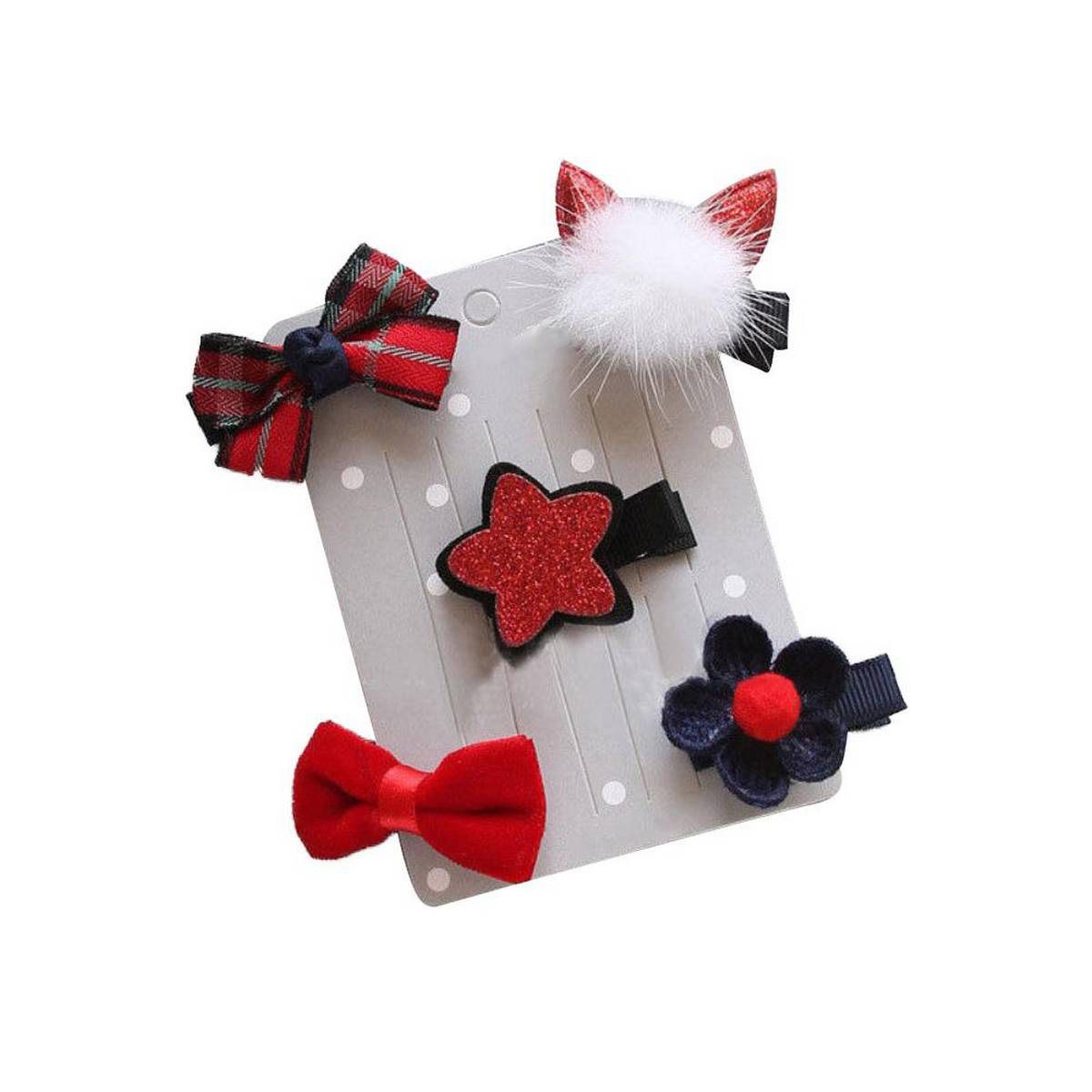 5Pcs Baby Girl Kids Barrette Hairpin Hair Clips Decoration