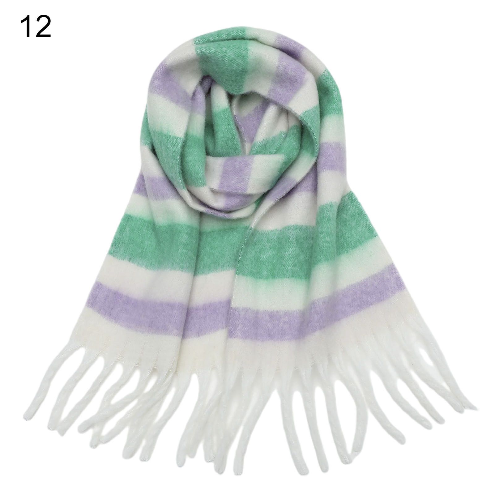 Women Plaid Scarf Fine Workmanship Large Blanket Wrap Shawl Scarves