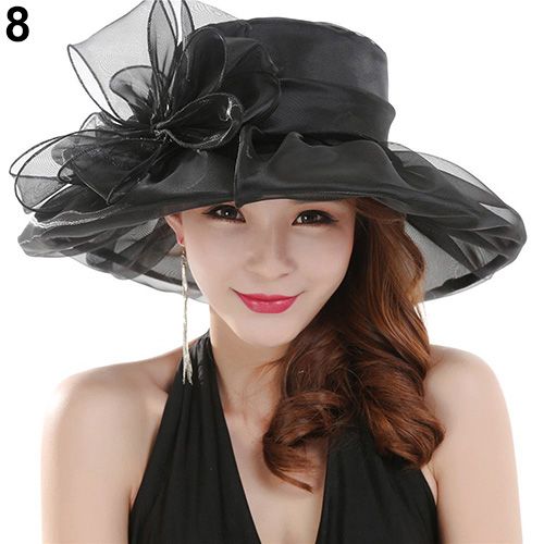 Women's Fashion Summer Church Kentucky Derby Cap British Tea Party Wedding Hat