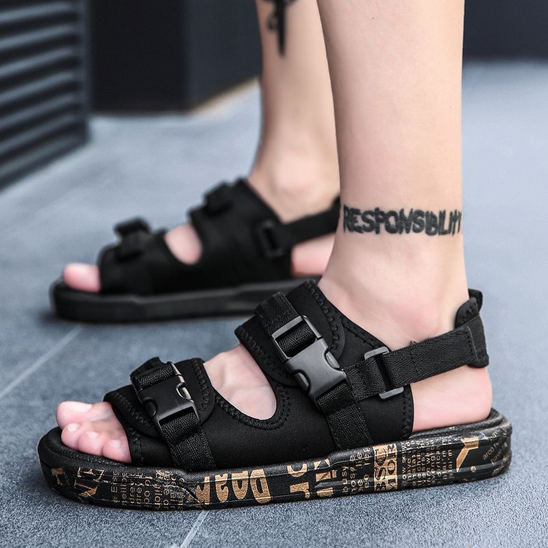 Outdoor Breathable Beach Canvas Sandals Men Roman Light Comfortable Shoes Men Fashion Gladiator Sandals Men Non-slip Shoes Women Size 36-45