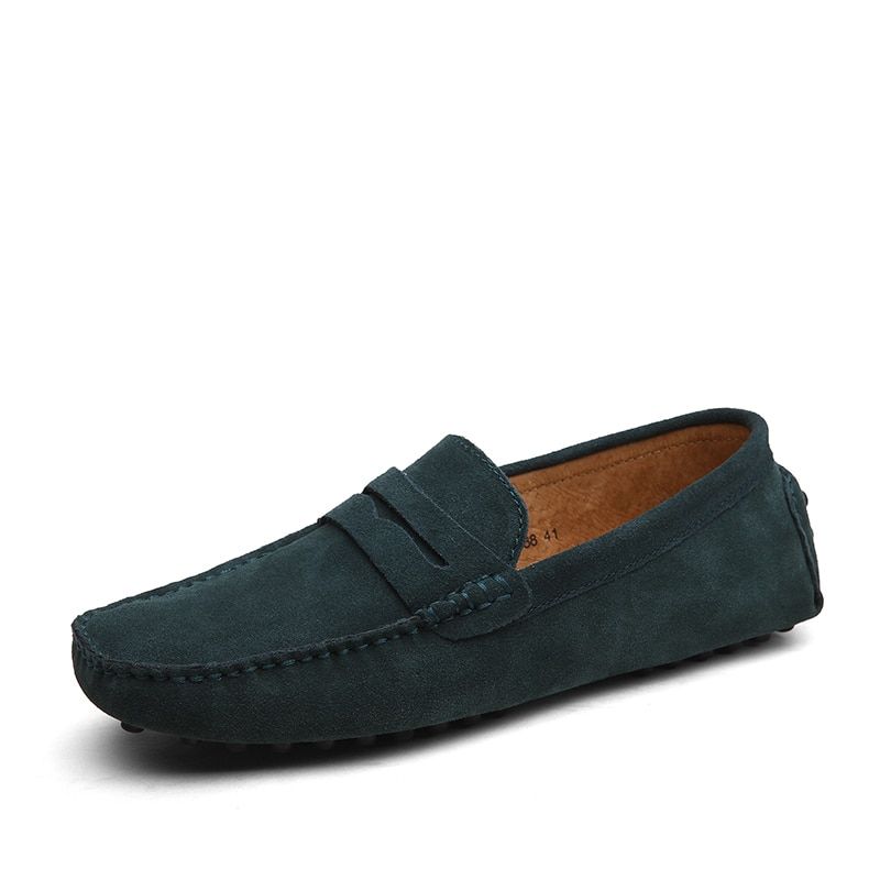Summer Men Casual Shoes Fashion Men Shoes Leather Handmade Mens Loafers Moccasins Slip On Men's Flats Male Driving Shoes