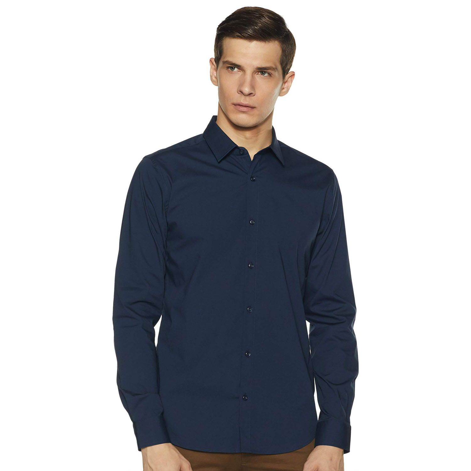 Long Sleeve Casual Shirt - Royal Blue