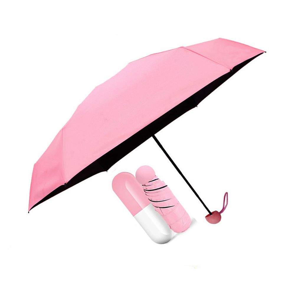 7 Mini Folding Capsule Umbrella - Multi Color