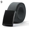 Fashion Uni Casual Solid Color Plain Webbing Canvas Waist Belt Waistband
