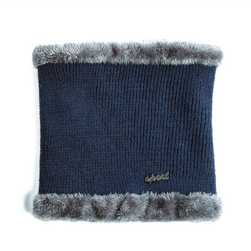 High Quality Cotton Fur Brim Winter Hats Skullies Beanies For Women Wool Scarf Caps Gorras Bonnet Knitted Hat