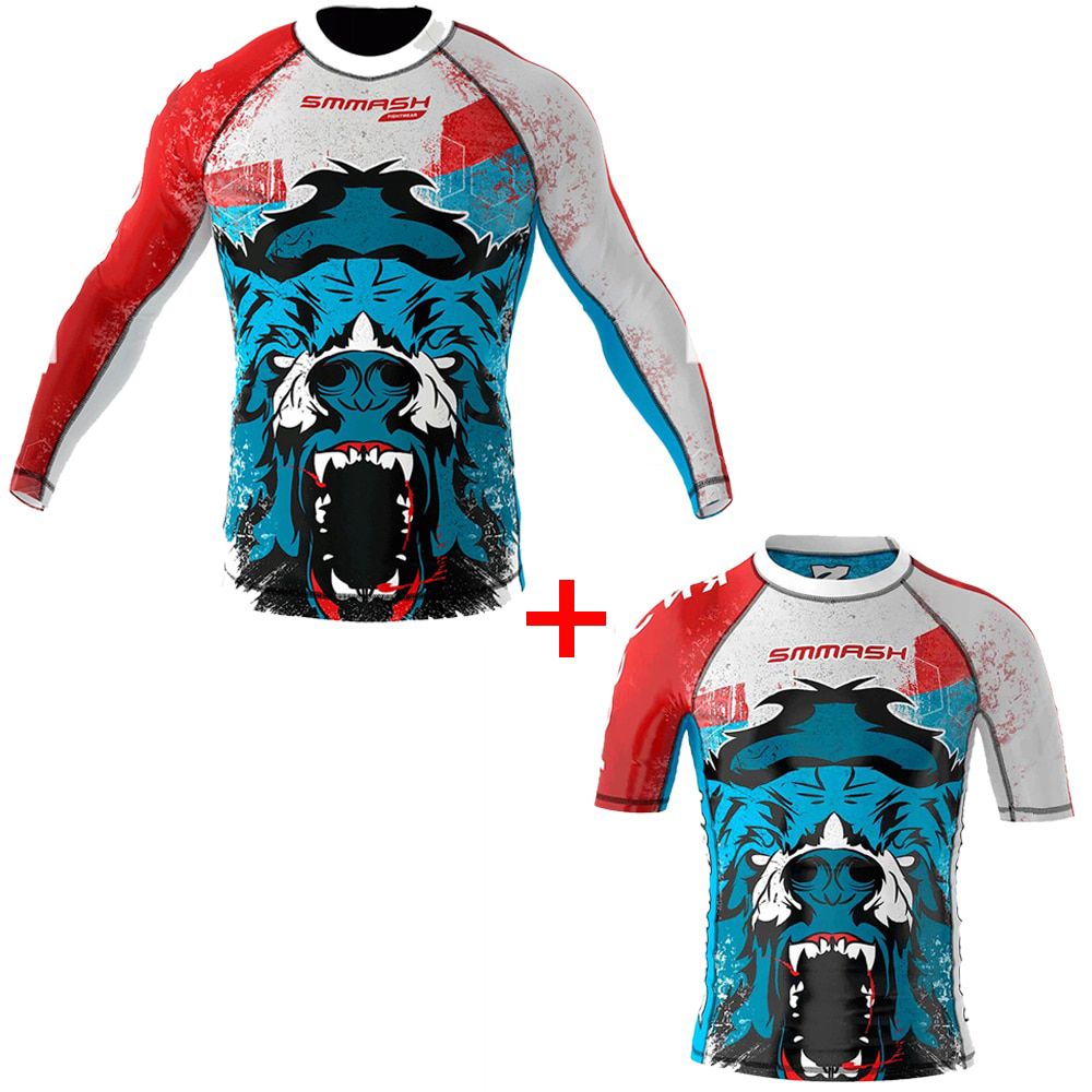 Men Fitness Compression O-Neck Training Tee Men Short Sleeves MMA Sports T Shirt Men Wrestling Jiu Jitsu Rashguard Tight T-Shirt
