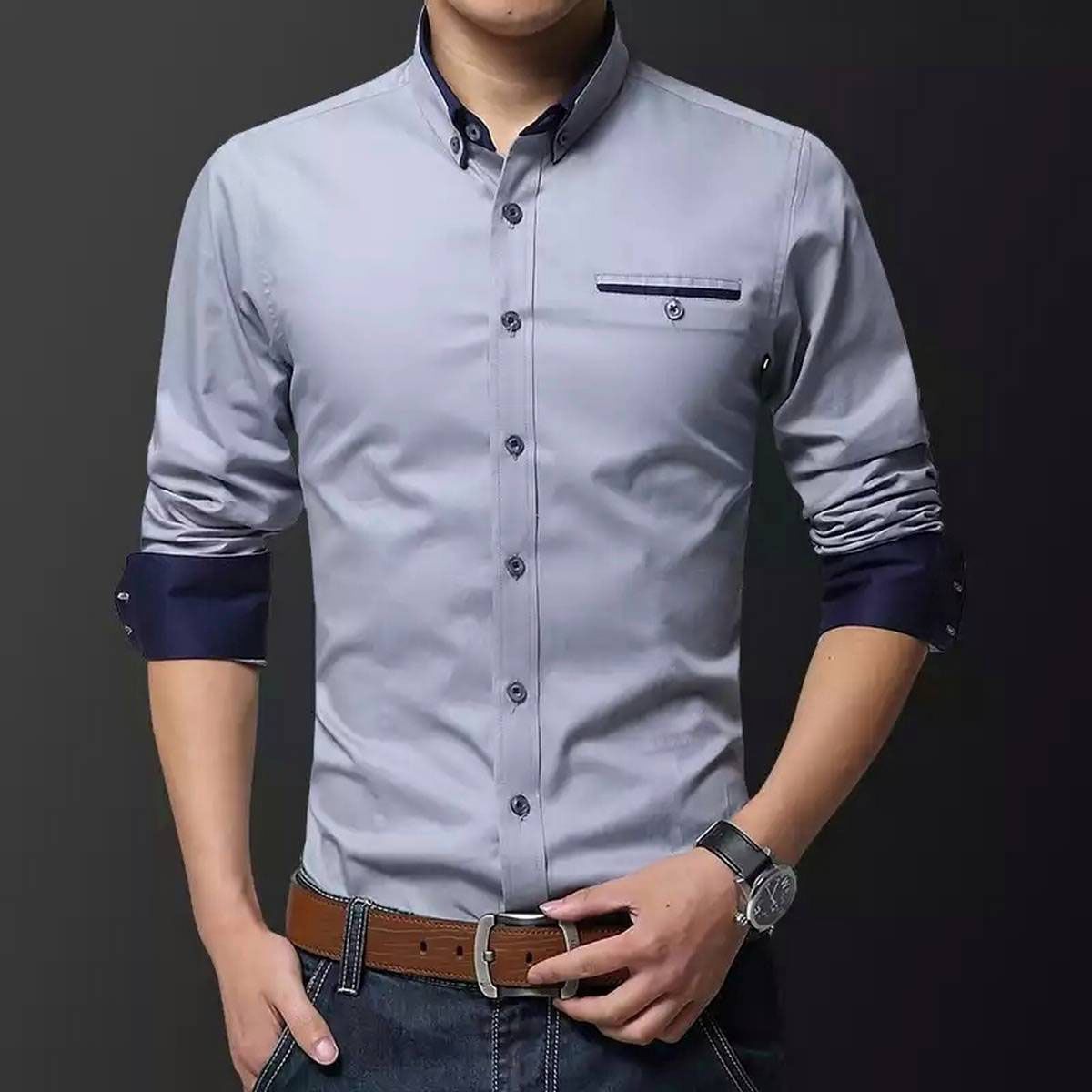 Premium Quality Stylish Long Sleeve Casual Shirt For Man - Shirt For Men - Shirt