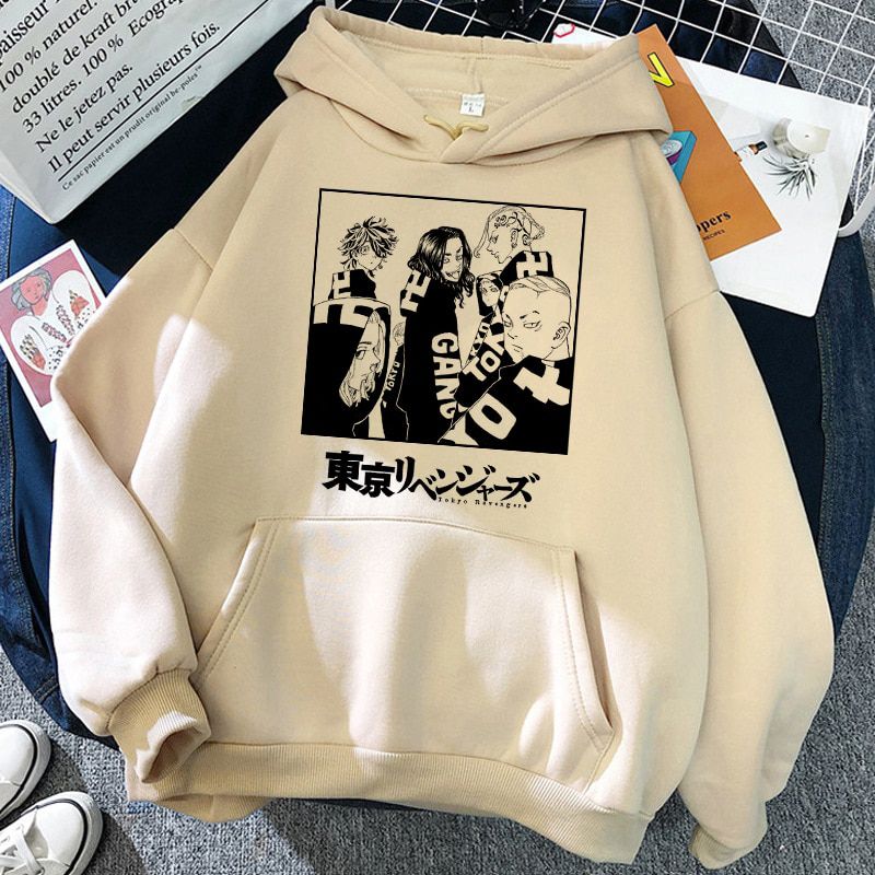 Manga Anime Tokyo Revengers Hoodies Hanagaki Takemichi Ken Ryuguji Sweatshirts Streetwear for Women/men  Harajuku