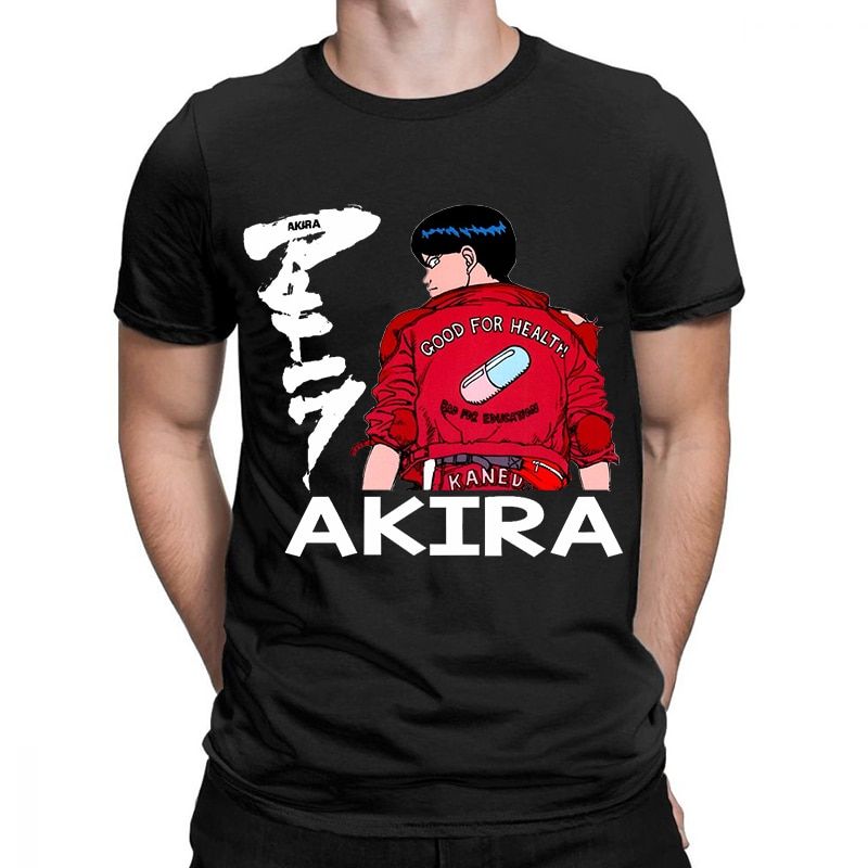 Akira Anime Printed T Shirts Jnese Anime Manga Harajuku Fashion O-Neck T-Shirt Streetwear Casual Tops Tee