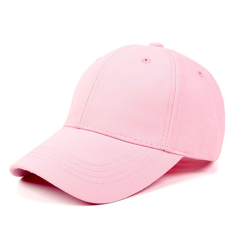 Cap For Boy Baby Cotton 2020 Summer Snapback Baseball Cap Men Women Solid Bone Black Hats for White Red Children
