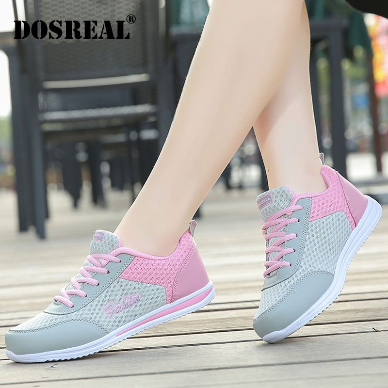 Shoes For Women Fashion Breathable Walking Mesh Flat Shoes Sneakers Casual Sport Running Women Shoes