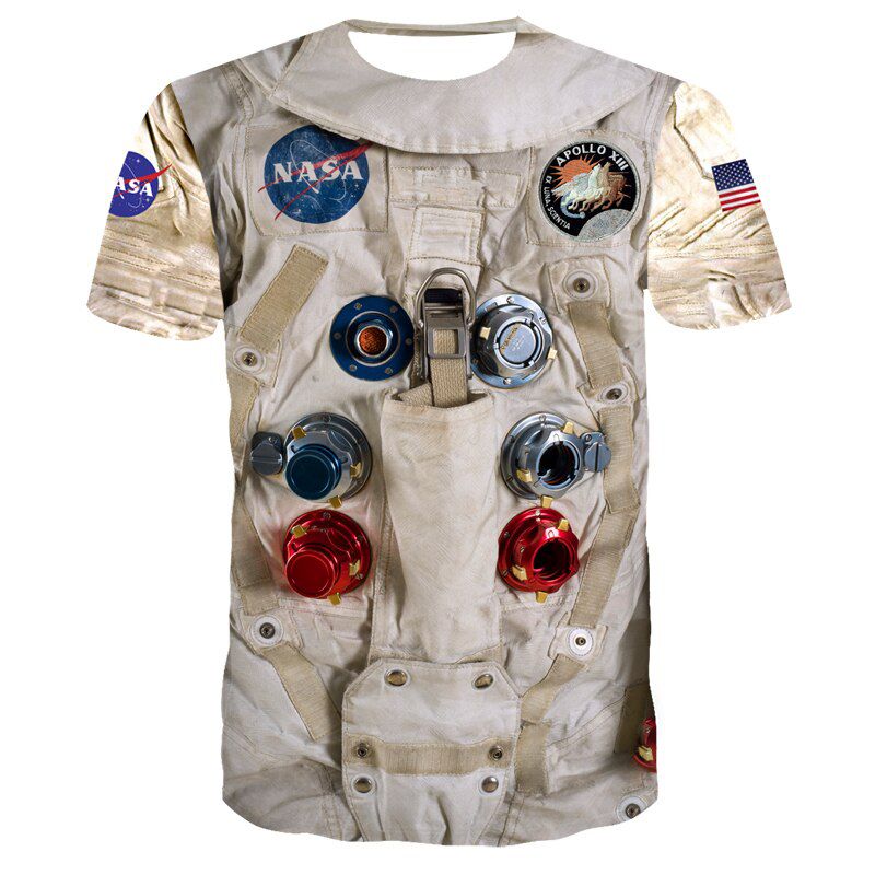 Fashion Spring and Autumn 3D Printed Funny Hoodies Astronaut Hotstyle Pullover Sleeve Streetwear Sweatshirt