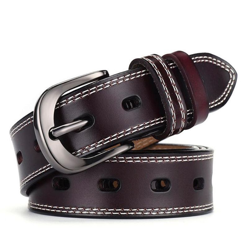 Cowhide ladies belt leisure all-match Korean leather belt women jeans belt women
